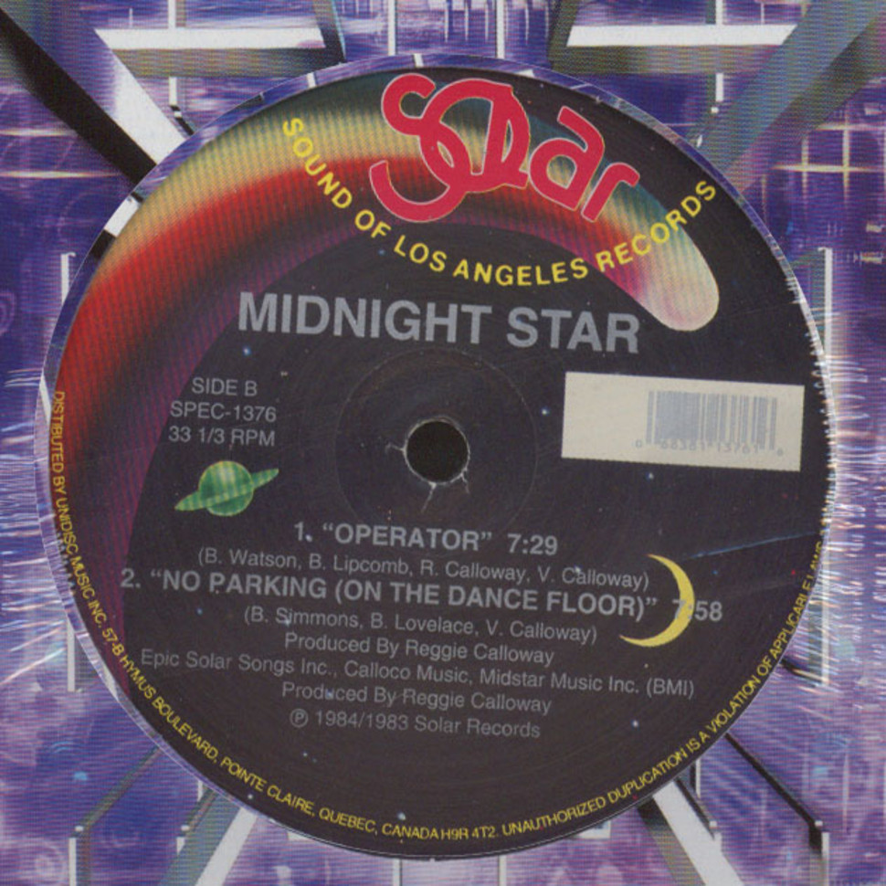 Midnight Star - Freak-A-Zoid / Operator / No Parking On The Dance Floor ...