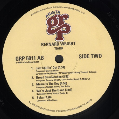 Bernard Wright - Nard (LP) | Dig Deep Records